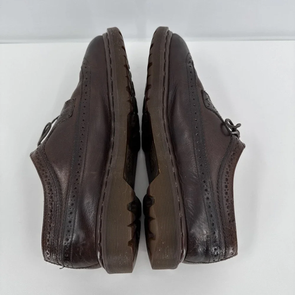 VTG Dr. Martens Brown Wingtip Oxford 3989/59‎ Made in England Men Size 9